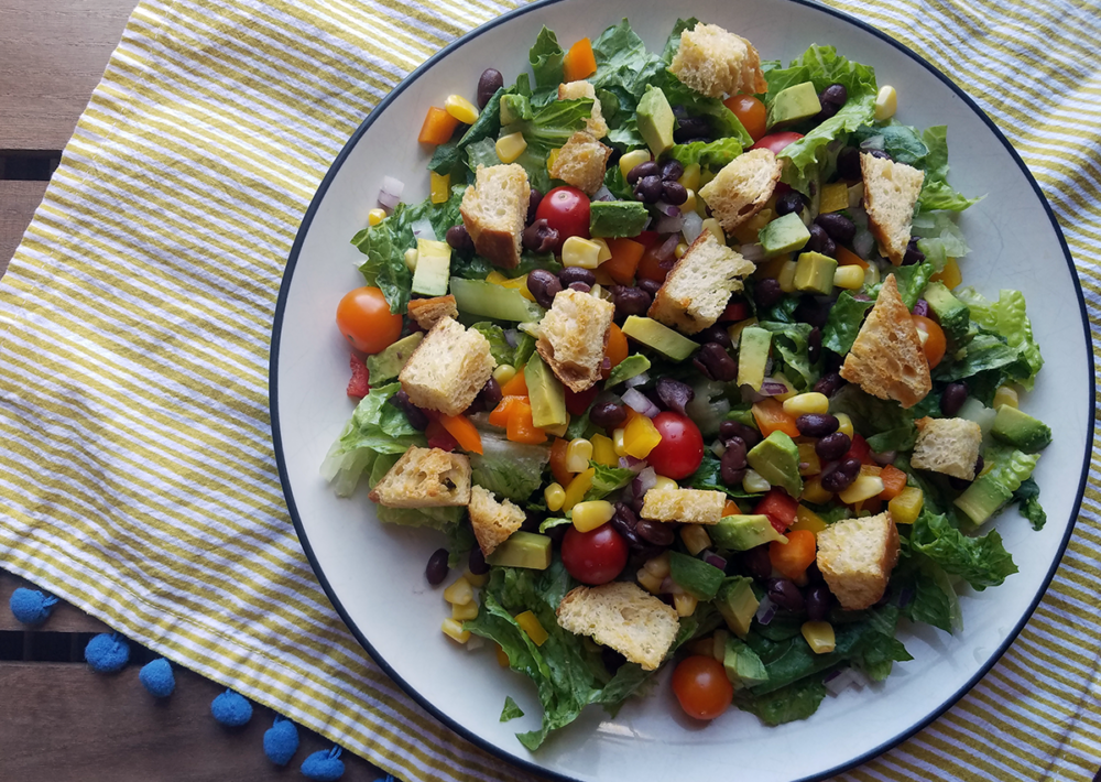 Image: Fiesta lettuce salad.