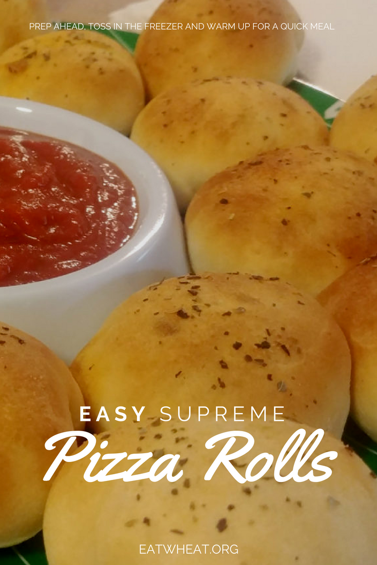 These supreme pizza rolls are quick and easy, use refrigerated biscuit dough and will be the hit of your tailgate party. Make the filling ahead for easy assembly on game day.