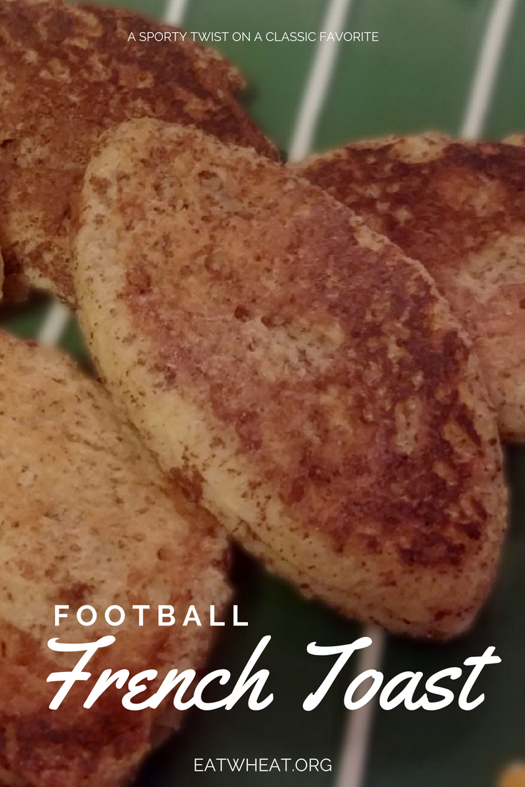 Using football-themed cookie cutters takes this French toast recipe to the next level. Serve at morning tailgates for those fall early football games. Don't know what to do with the bread scraps that you cut your French Toast out of? Why not make Gameday Egg in a Nest!