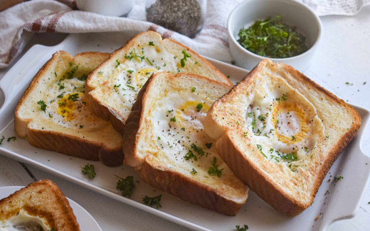 Photo: Game Day Eggs in a Basket
