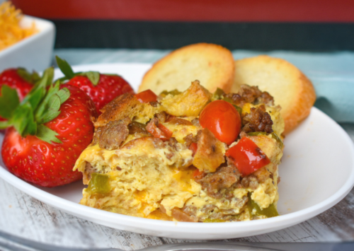 Easy Sausage Breakfast Casserole - EatWheat