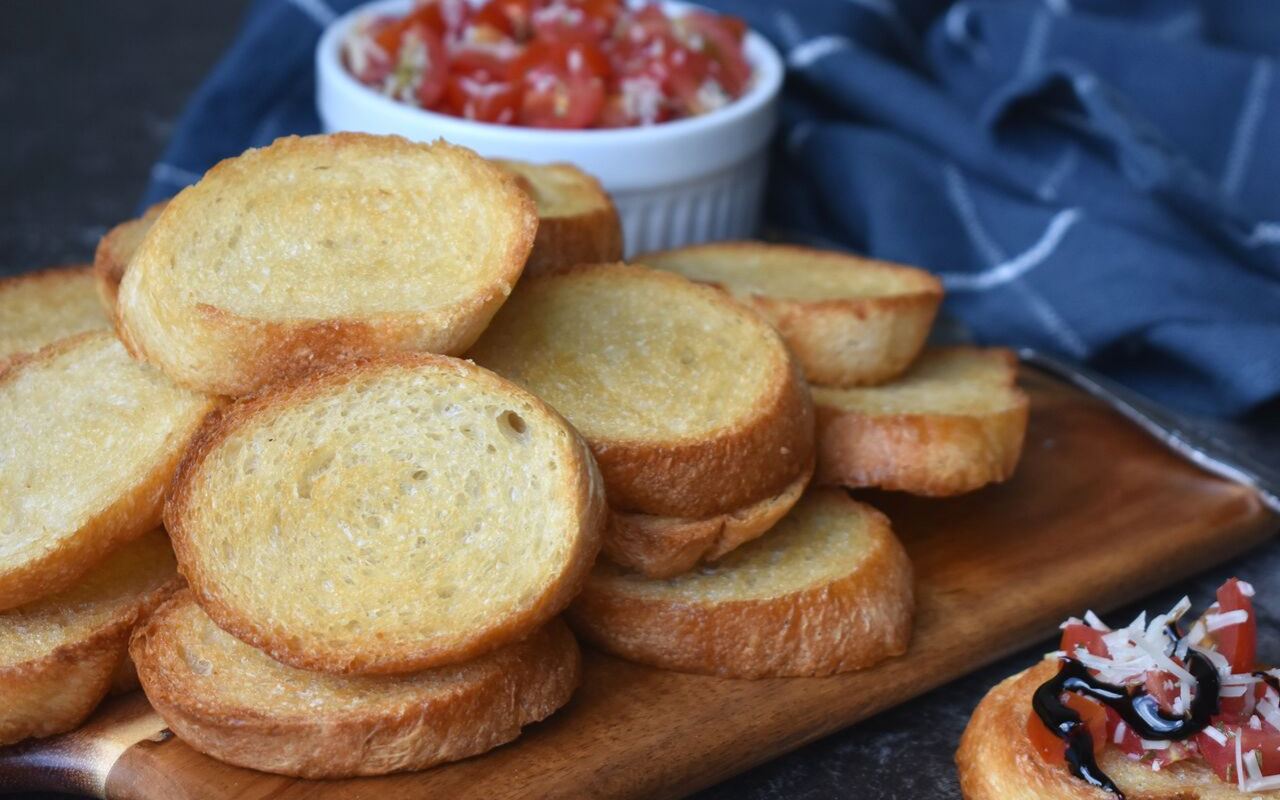 Garlic Crostini Eat Wheat