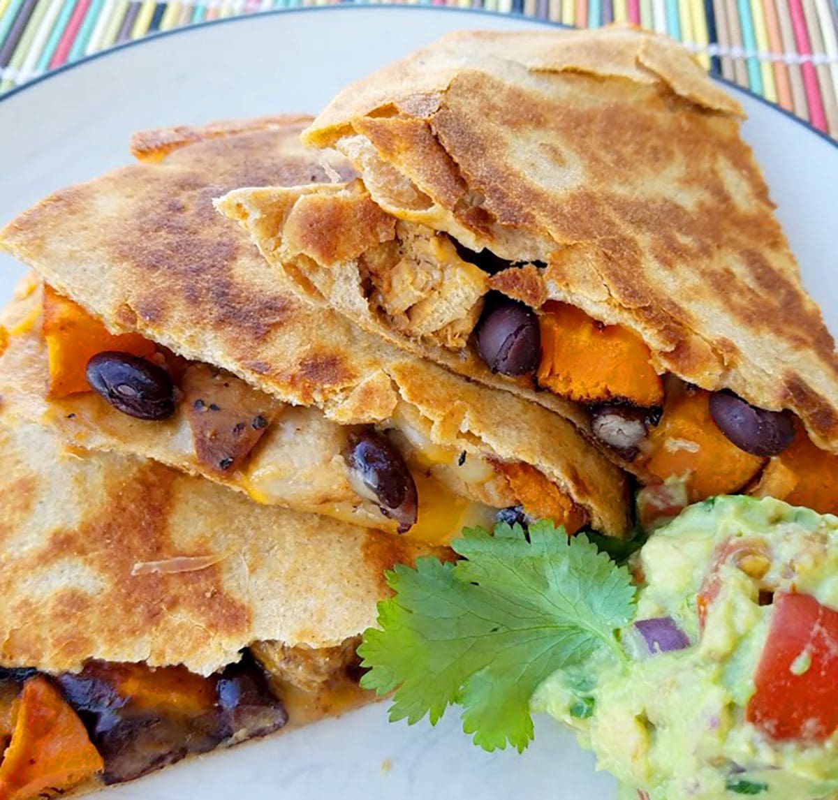 Sweet Potato Recipe, Sweet Potato and Black Bean Quesadillas in 10 min!