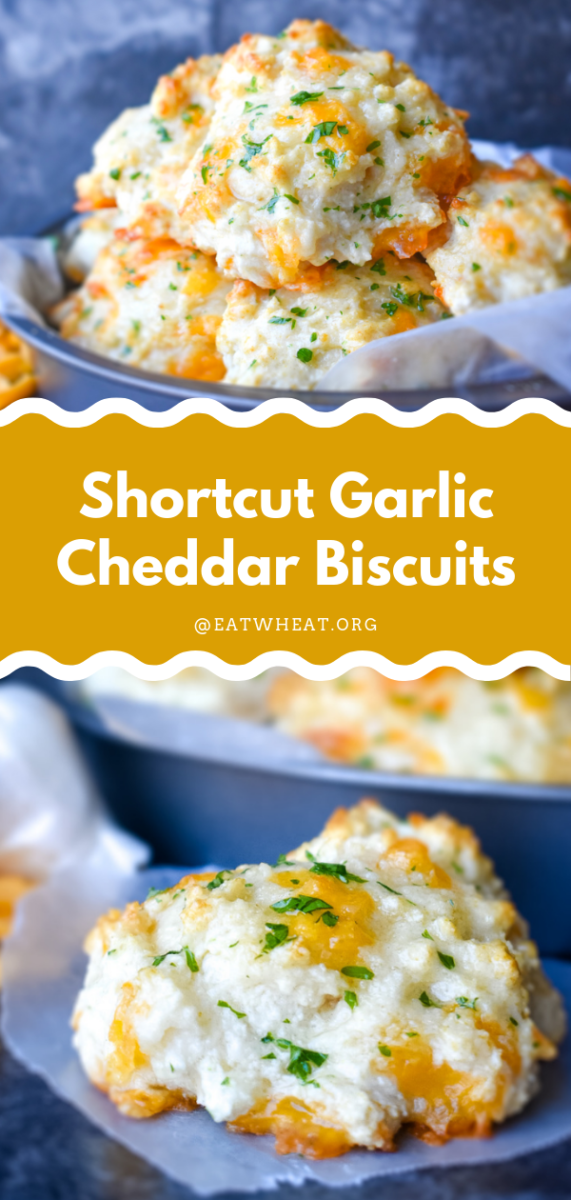 Shortcut Garlic Cheddar Biscuits.
