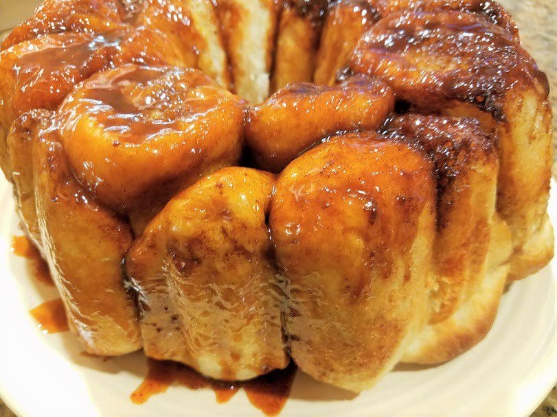 Cinnamon Monkey Bread Overnight Shortcut Recipe EatWheat