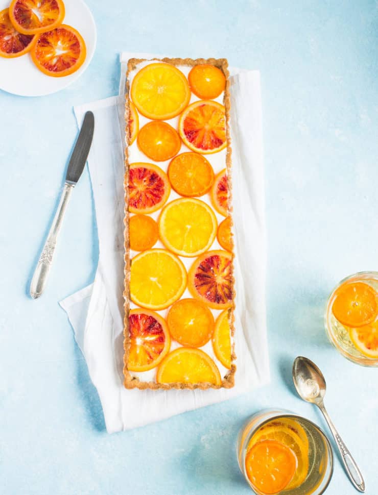 Mimosa Tart at the Simple Sweet Life | Easter Menu Ideas