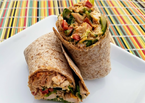 Mexi-Cali Rotisserie Chicken Wraps | EatWheat