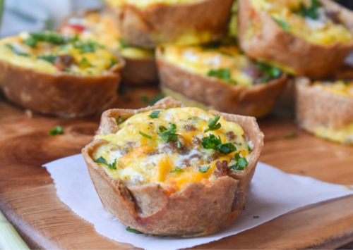 Tortilla Egg Cups.
