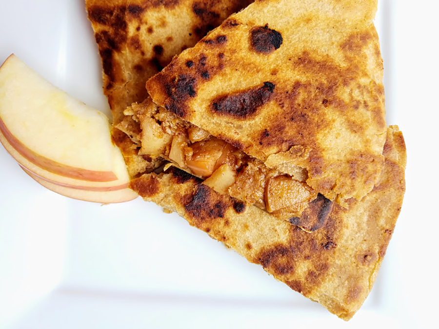 Apple Cinnamon Peanut Butter Quesadillas Eat Wheat