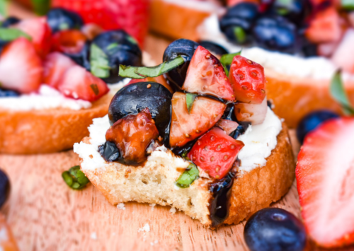 Fourth of July Bruschetta.