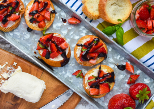 Strawberry Bruschetta - EatWheat