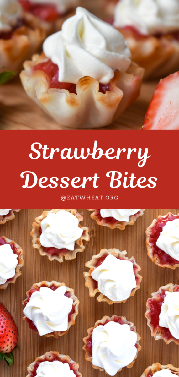 Strawberry dessert bites - EatWheat