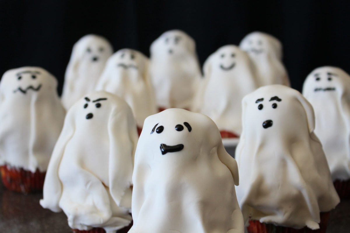 Boo-tiful Ghost Cupcakes.