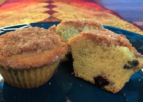 These quick blueberry muffins are a delicious treat!