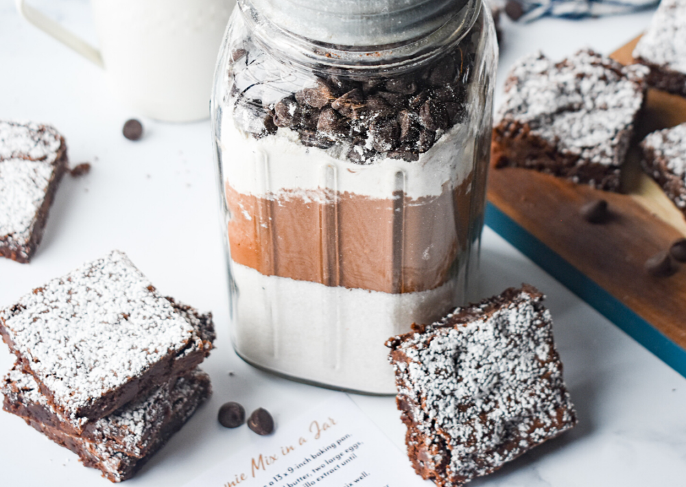 Photo: Chewy Brownie Mix in a Jar.