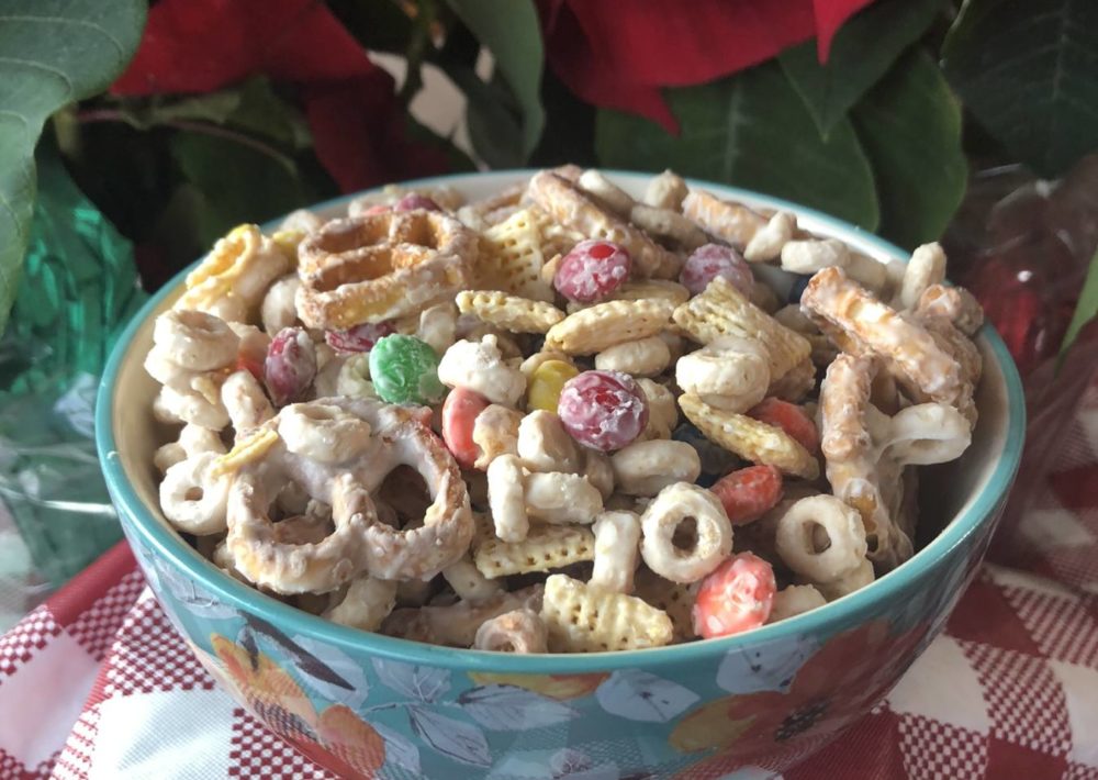 White Chocolate Party Snack Mix