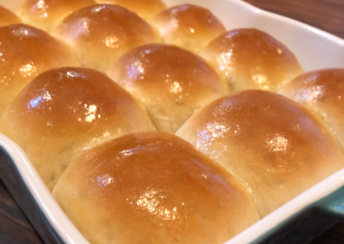 Image: Bread Machine White Rolls.