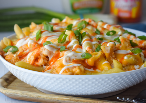 Photo: Buffalo Chicken Pasta Bake.
