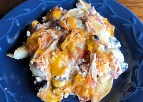 Photo: Unstuffed Mexican Chicken Shells.