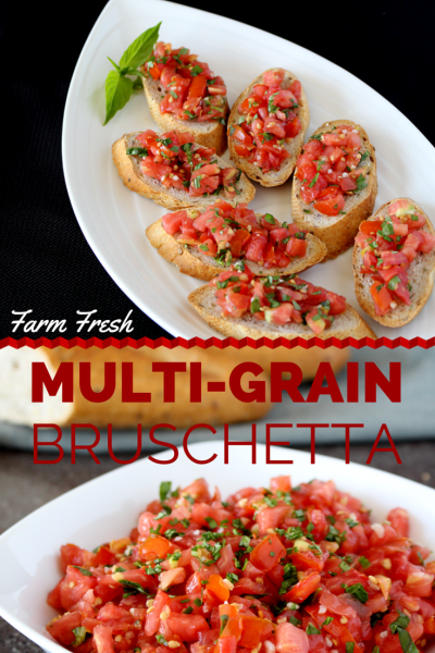 Farm Fresh Multi-Grain Bruschetta.