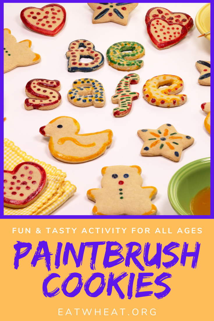Image: Paintbrush Cookies.