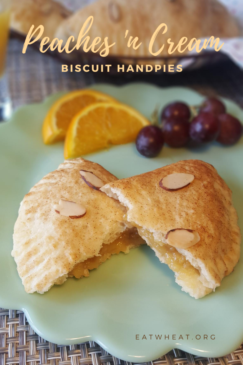 Peaches ‘n Cream Biscuit Hand Pies Tasty hand Pies