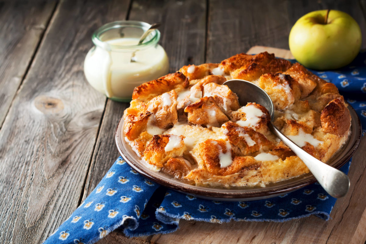Photo: Apple Bread Pudding.