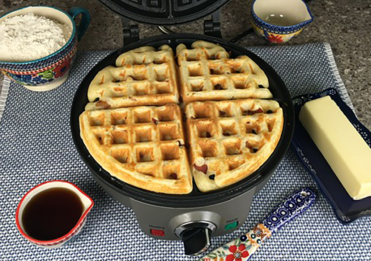 SelfRising Bacon Waffles Delicious Breakfast