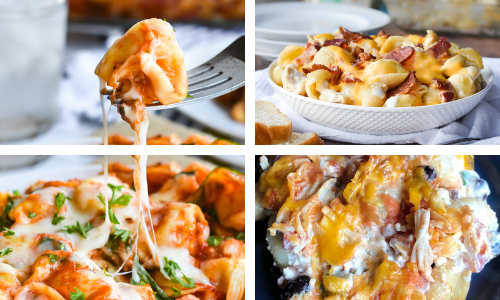 Dairy Month Recipes are here! From Cheesy Spinach Tortellini to Chicken, Bacon, Ranch Casserole, there are some amazing recipes.