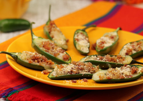 Bacon and Cheese Garden Jalapeños