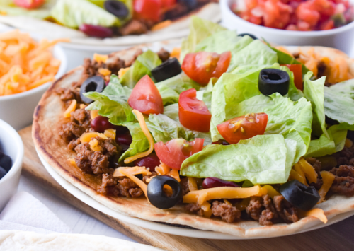 Photo: Mexican Tostada Salad.