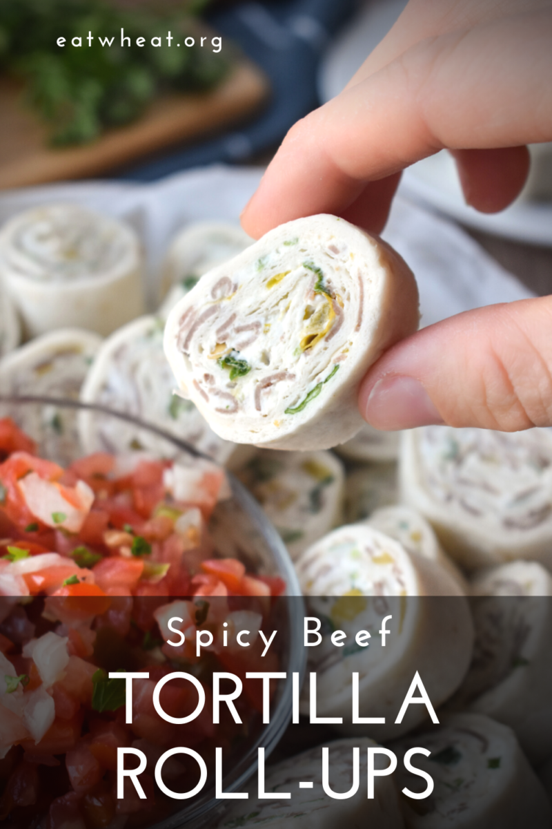 Image: Spicy Beef Tortilla Roll-Ups.