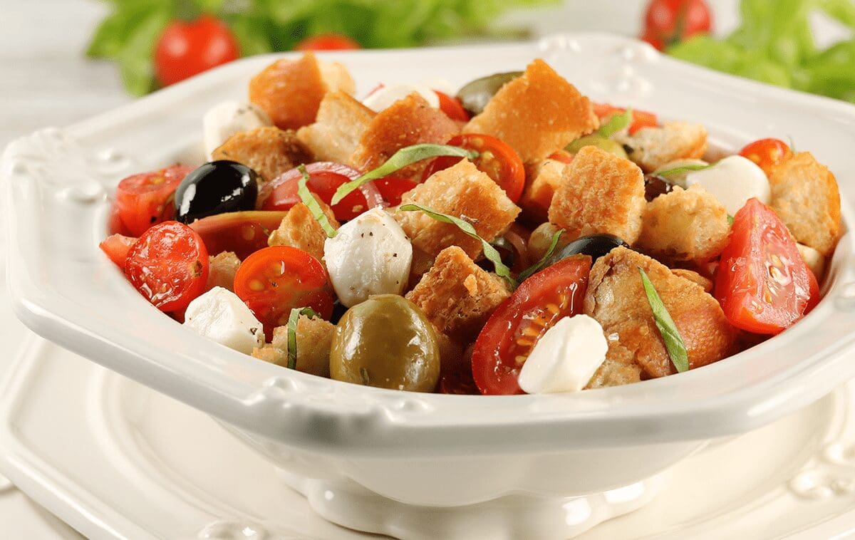 Image: Panzanella Salad.