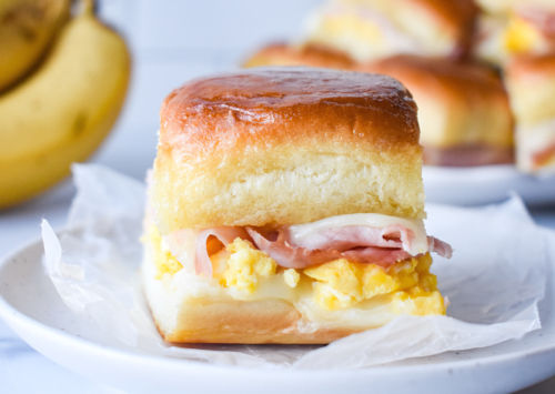 Photo: Ham & Egg Breakfast Sliders.