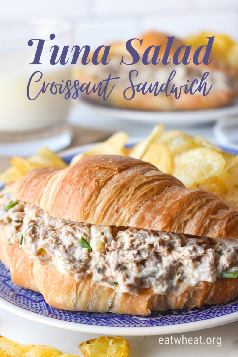 Image: Tuna Salad Croissant Sandwich.