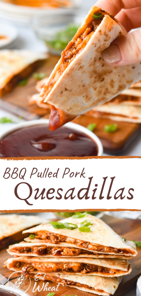 Image: BBQ Pulled Pork Quesadillas.
