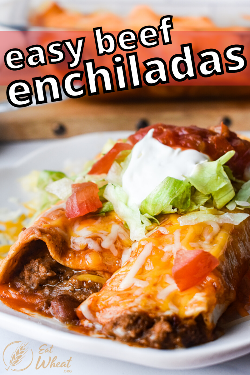 Image: Easy Beef Enchiladas.