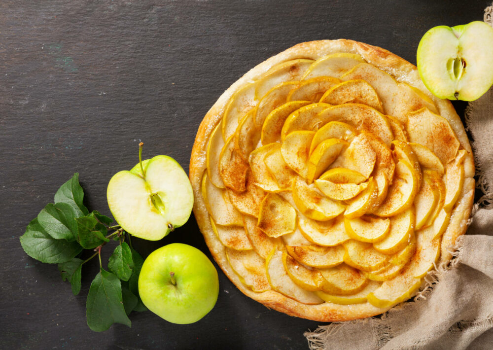 Celebrate National Apple Pie Day with a tasty apple pie.