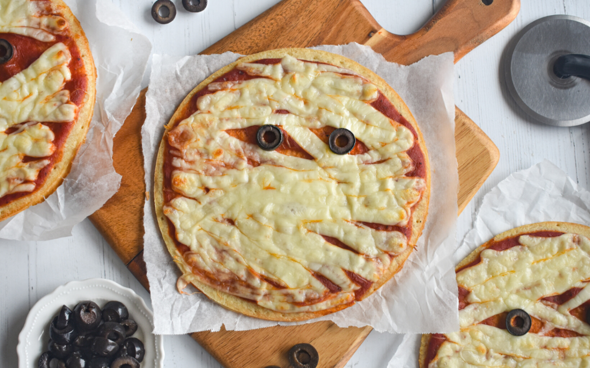 Photo: Scary Mummy Pizzas.