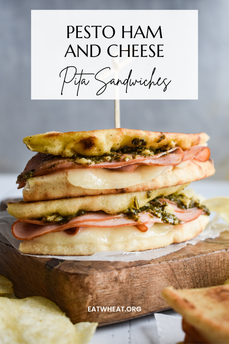 Photo: Pesto Ham and Cheese Pita Sandwiches