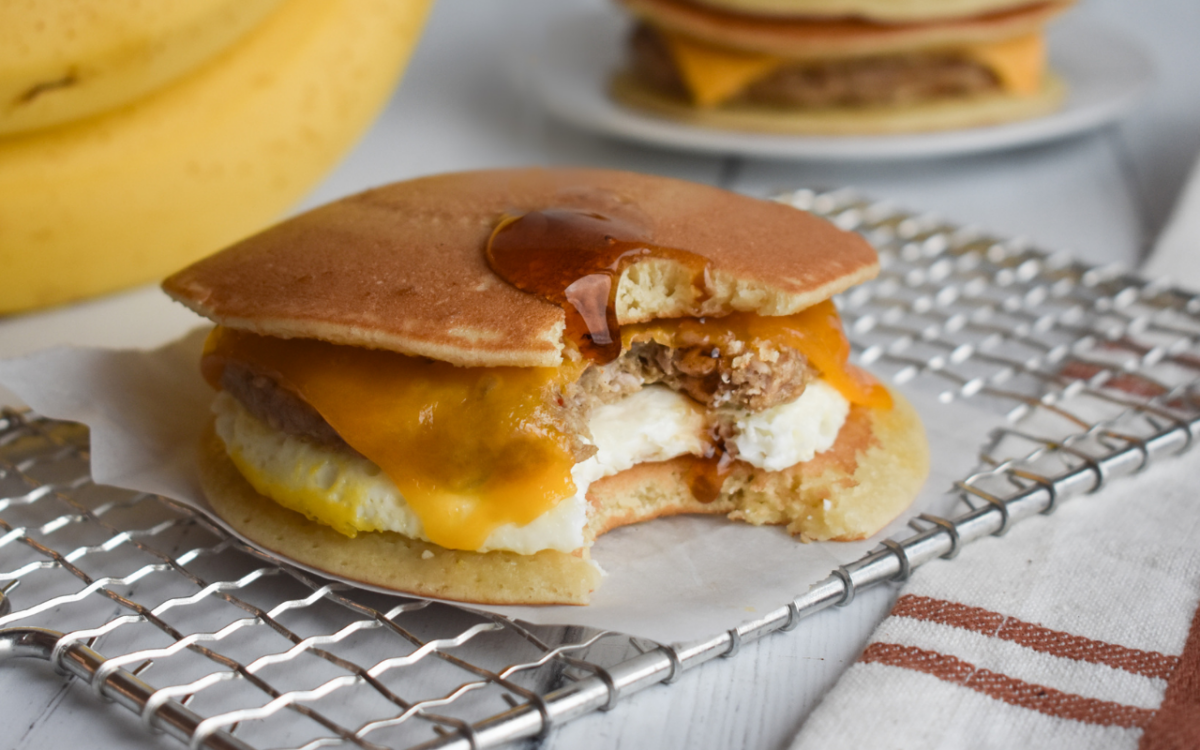 Photo: Pancake Breakfast Sandwich