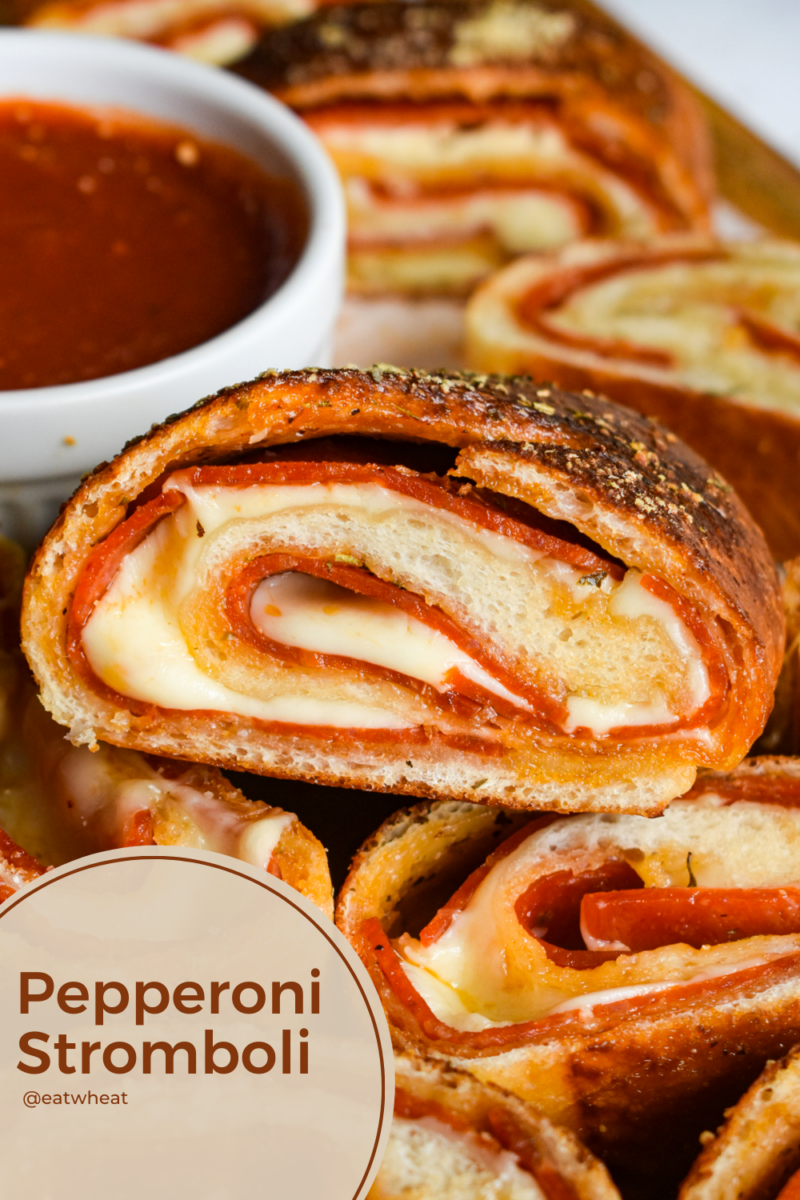 Image: Pepperoni Stromboli.