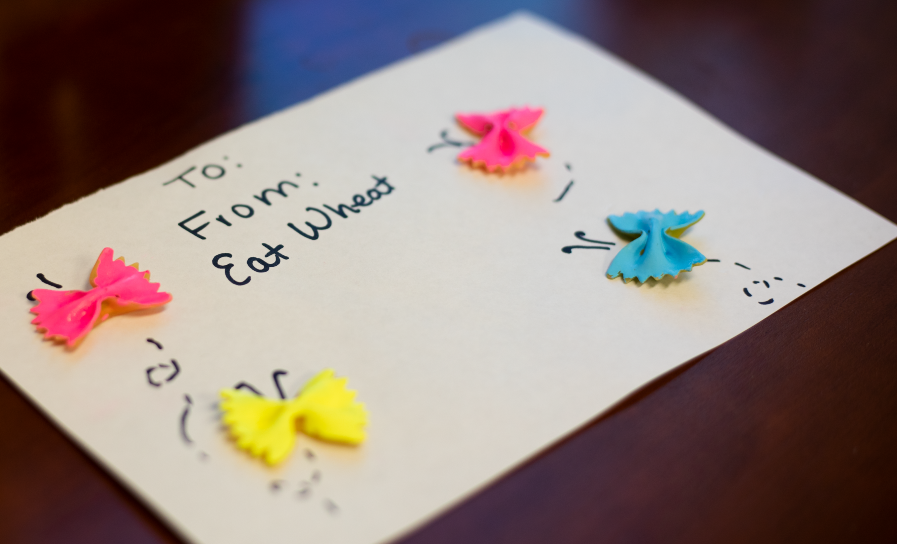 Bow Tie Pasta Butterflies Eat Wheat