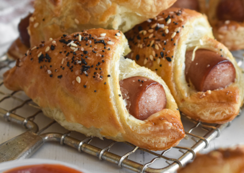 Photo: Pigs in a Blanket Puff Pastry.