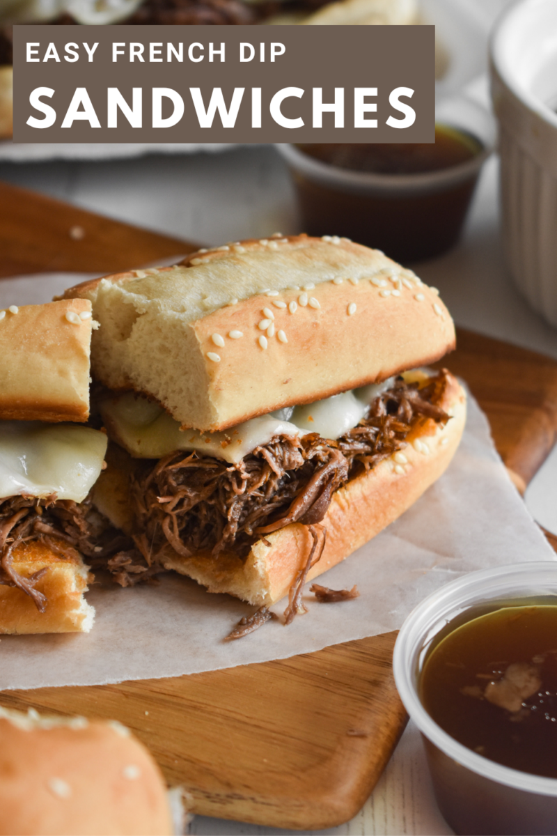 Pin: Easy French Dip Sandwiches