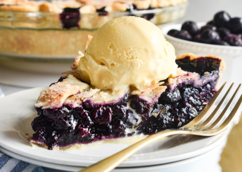 Image: Blueberry Pie.