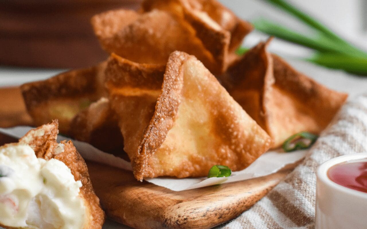 Image: Crab Rangoons.