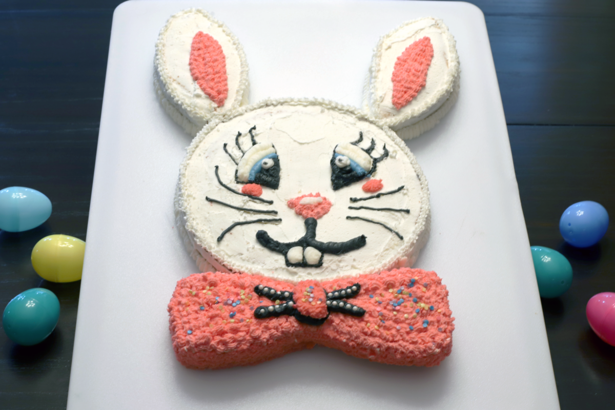Photo: Easter Bunny Cake.