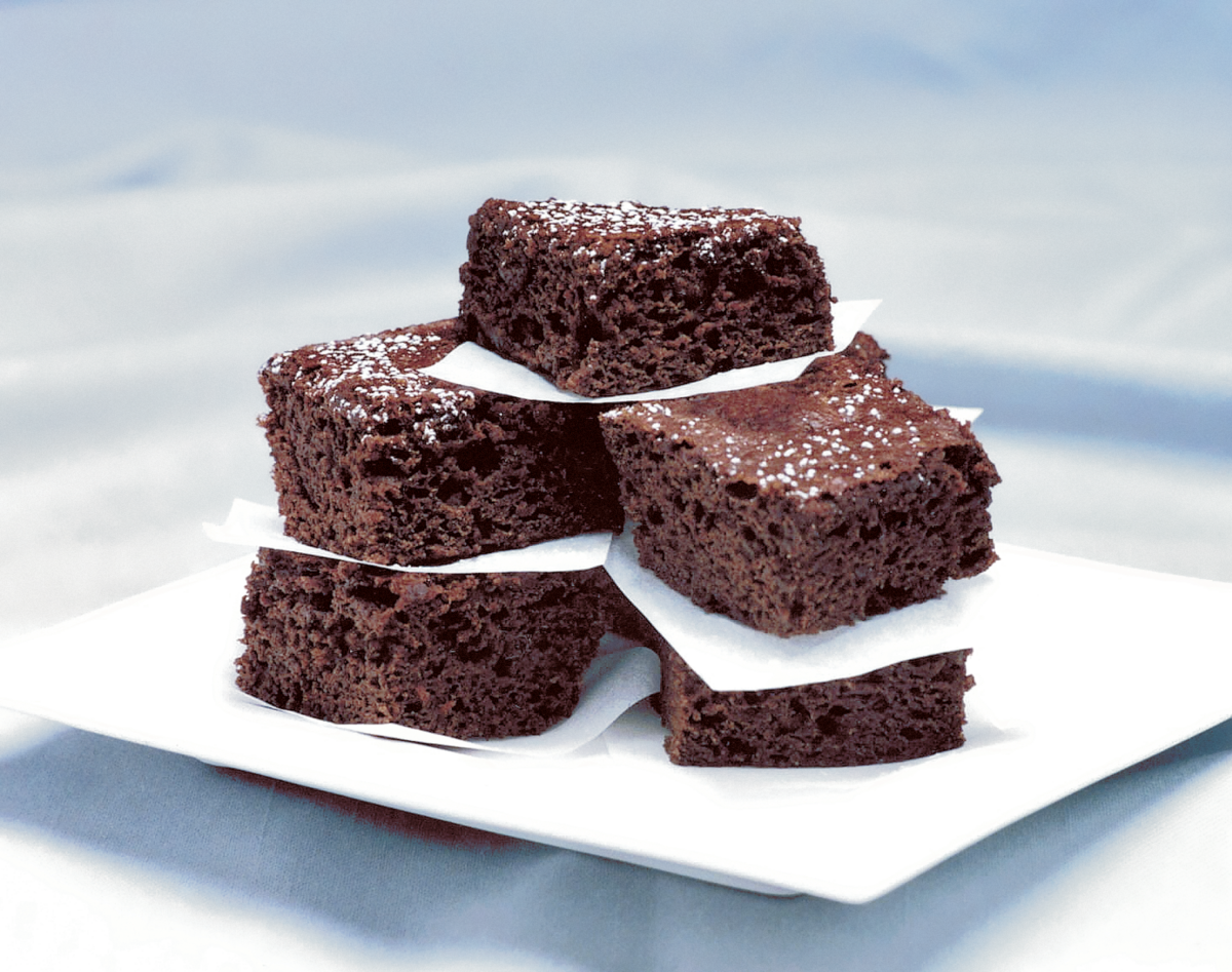 Image: Fat-Free Chocolate Squares.