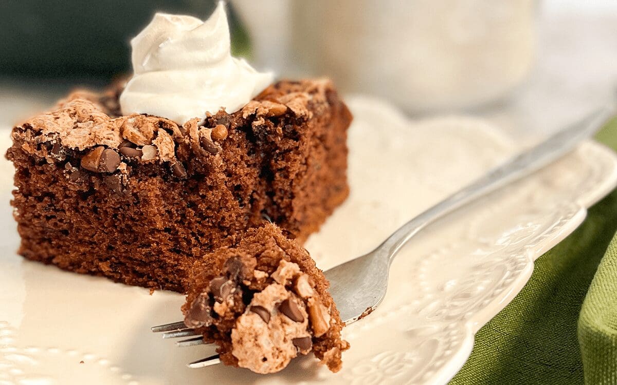 Image: Whole Wheat Chocolate Zucchini Cake.